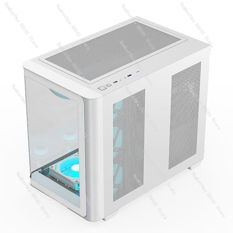Atx Case - Panoramisch gebogen glazen desktop pc-behuizing ATX